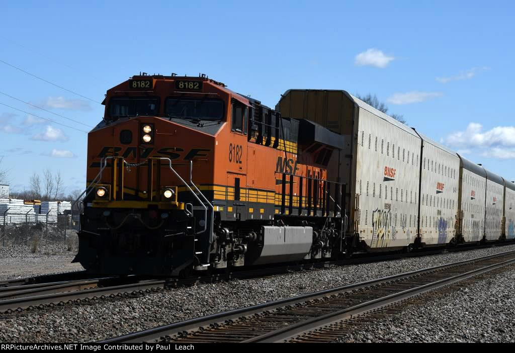 Westbound vehicle train